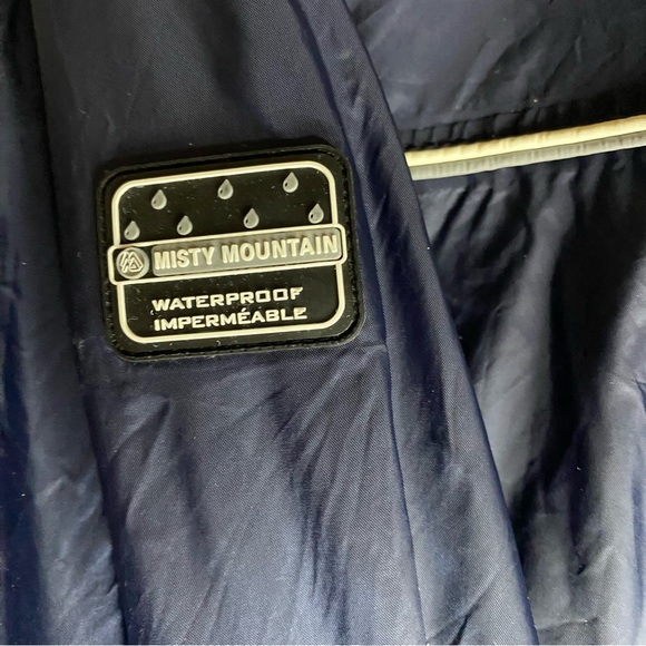 Misty Mountain Technical Lightweight Packable Rain Jacket Waterproof Sz L Hiking - Picture 4 of 11